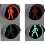 Traffic light for pedestrians (phases)