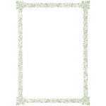 Vintage Floral Border Frame