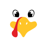 Turkey Face SVG