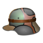 M1916 German helmet vector image