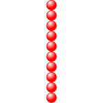 1x10 red balls