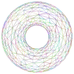 3D Torus Wireframe Prismatic