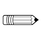 Pencil vector icon