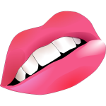 Vector graphics of lips