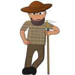 Cartoon farmer