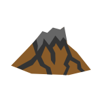 Volcano vector sketch