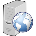 Web server vector icon