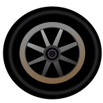 Vector image of wheel