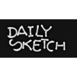 Daily sketch sticker vector image