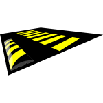 Speed bump vector graphics