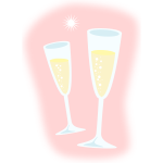 Champagne vector image