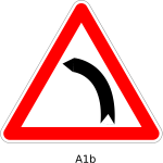 Left hand curve ahead