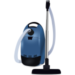 Blue vacuum cleaner