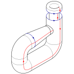 Klein bottle folding