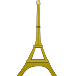 Eiffel tower vector graphics