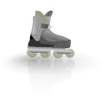 Rollerblade vector drawing