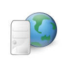 World wide web server icon vector drawing