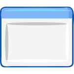 Computer window icon vector image