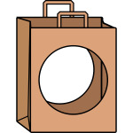 No shopping vector symbol