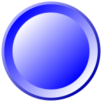 Blue Round Button