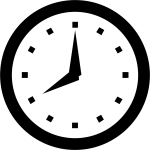 Clock face vector illustration