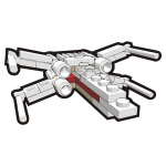 CLIP IS A BRICK SW MINI X WING