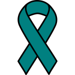 Ovarian cancer Ribbon