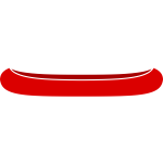 Red canoe