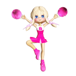 Cartoon Cheerleader