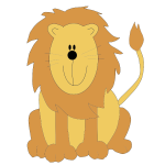 Smiling lion