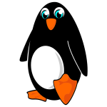 Cartoon penguin