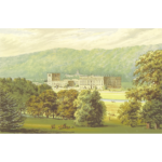 Chatsworth House vector drawing