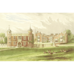 Charlecote Park vector drawing