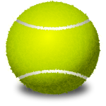 Tennis ball vector clip art