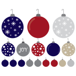 Christmas Ornaments Set