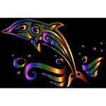 Chromatic Tribal Dolphin 2