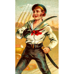 Cigarette card - Cutlass