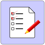 Checklist vector icon