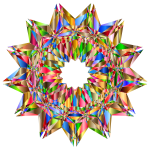 Colorful Geometric Star 8