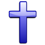 Vector clip art of cross