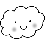 Cute Cloud - Coloring Book