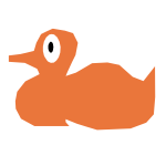 Bath duck vector illustration