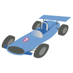 Vector image of f1 bolide