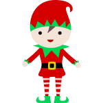 Elf cartoon drawing