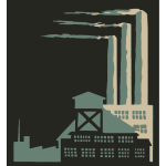 Factory silhouette