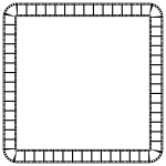 Film strip square frame