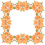 Floral Wreath Frame 2