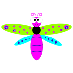 Friendly Cartoon Dragonfly