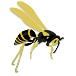 Flying wasp