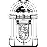 Vector illustration of jukebox